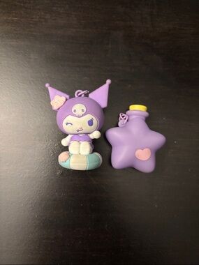 Sanrio Kuromi light up star keychain
